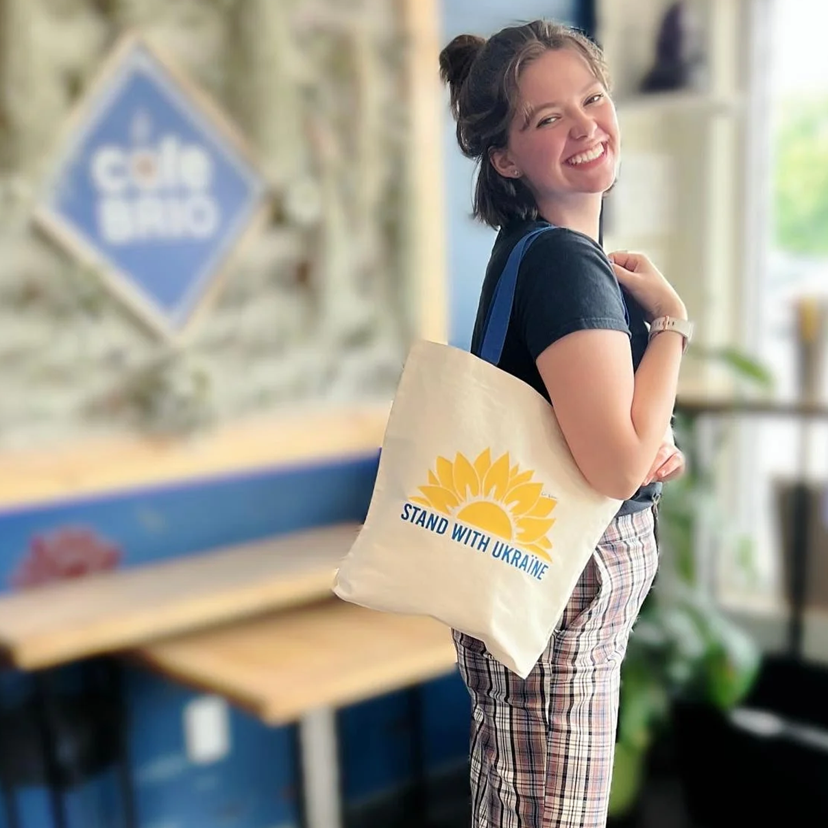 Stand with Ukraine Tote Bag